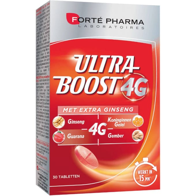 Forté Pharma Vitalité 4G Ultra Boost Ginseng 30 Tabletten