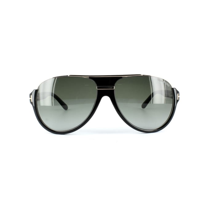 Tom Ford Zonnebril 0334 Dimitry 01P Glanzend Zwart Groen Verloop