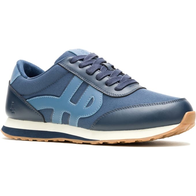 Hush Puppies Seventy8 Herenblauwe Leren Sneakers
