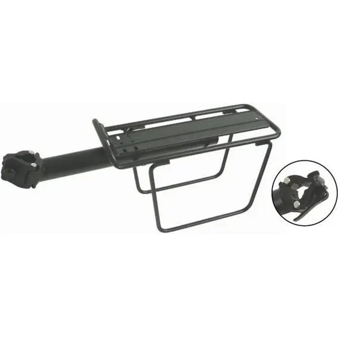 Massi Carrier Cm-03 Aluminium Adjustable Max 31.6 Mm Bagagedrager Zwart