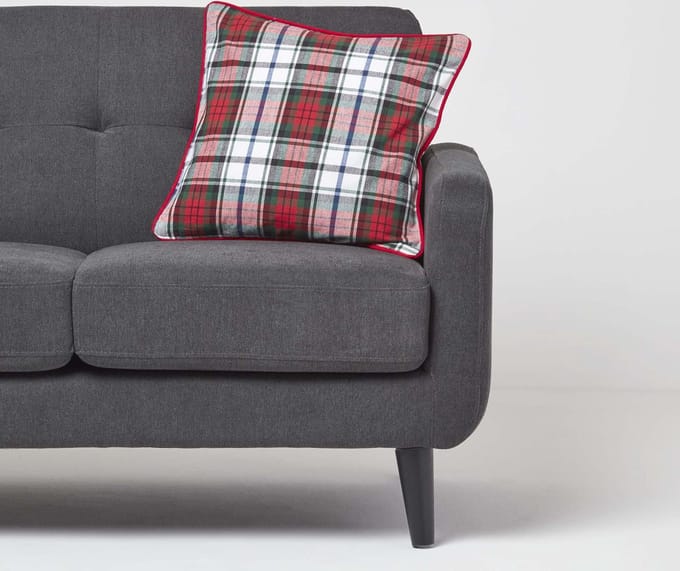 Homescapes MacDuff rode tartan kussenhoes 45 x 45 cm