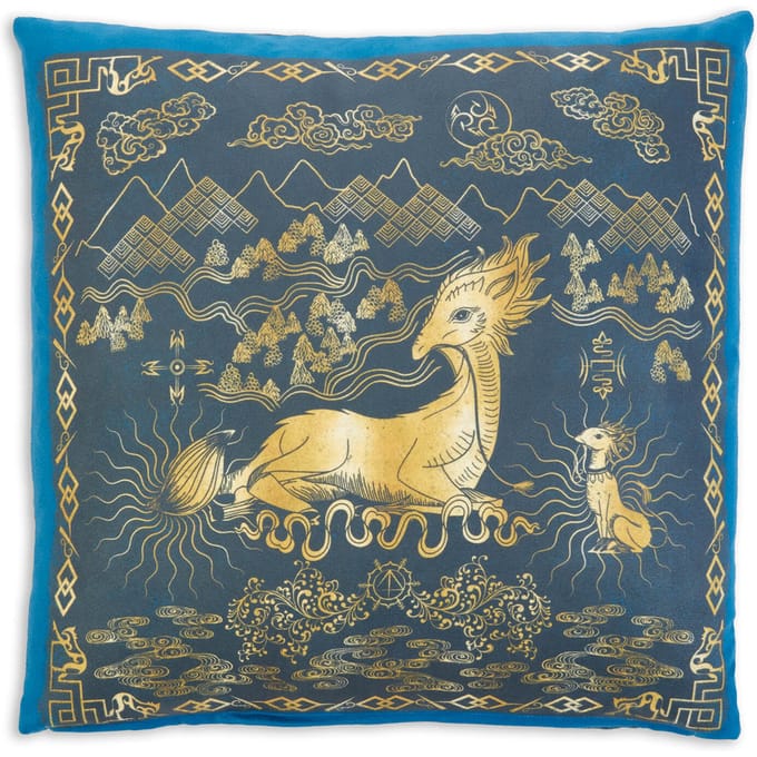Decorsome x Fantastic Beasts Scenic Creatures Kussen - 40x40cm - Soft Touch