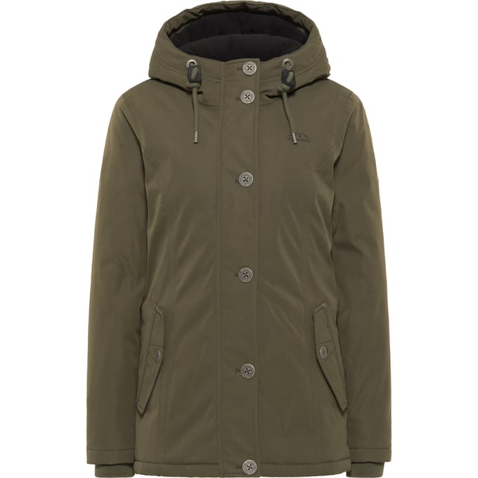ICEBOUND Serie clima Igloo winterjas Dames olijf