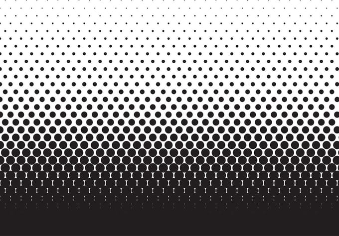 Abstract Black Black Dots Photo Wallcovering