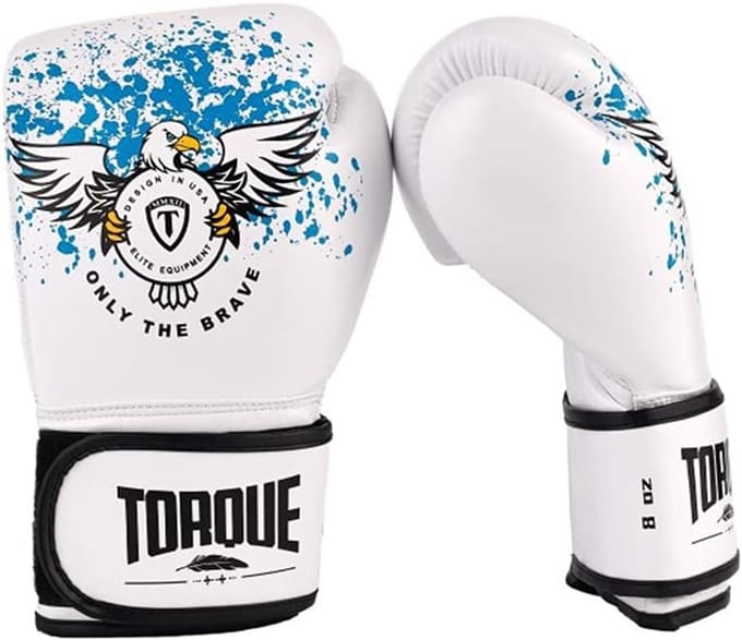 Kinder Bokshandschoenen - Jeugd Trainingshandschoenen - Kickboksen Sparring - Anatomisch Ontwerp - 6oz - Wit