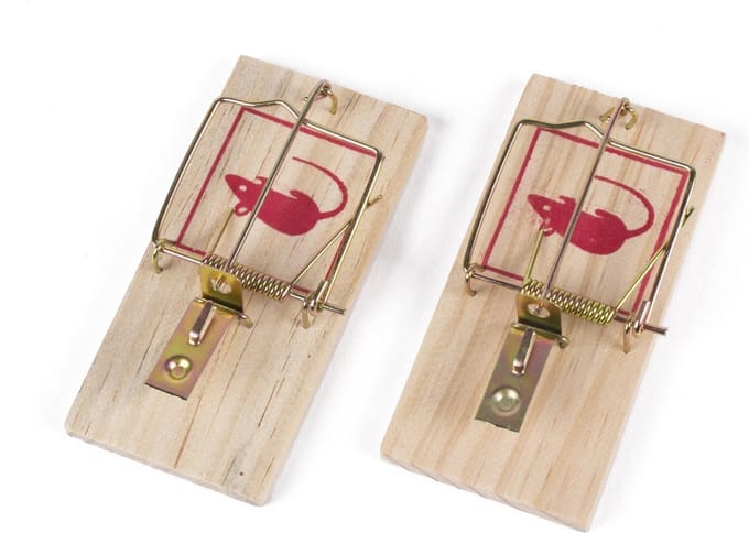 *** 2x Muizenvallen Muis Vangen - Pestcontrol - Classic Muizenval - van Heble® ***