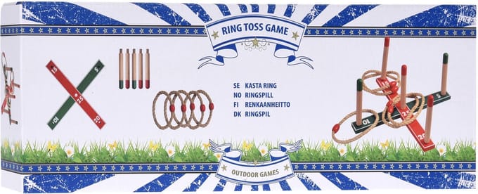 Ringwerpen Hout - 40 cm - spel - buitenspelen - buitenspel - tuin - houten speelgoed - sinterklaas