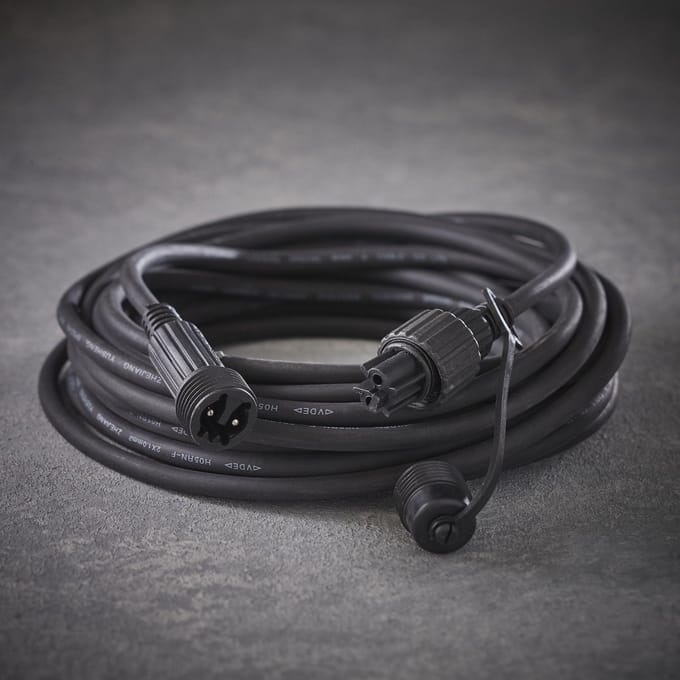 Luca Lighting Connect 24 Verlengsnoer - L1000 cm - Zwart
