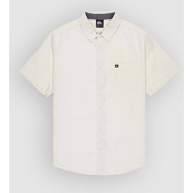 Quiksilver Time Box Overhemd Met Korte Mouwen Wit 2XL Man