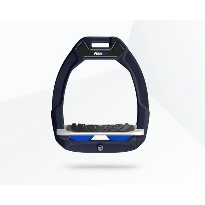 Veiligheidseisen voor de ruitersport, schuin Ultra Grip Groen/Grijs/Blauw Flex-On Safe-On