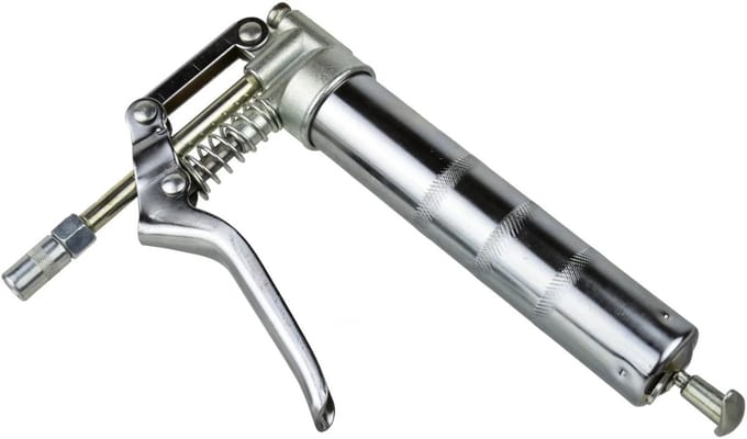 GEKO Mini vetspuit - compact ontwerp - comfortabele pistoolgreep - 120 ml capaciteit - antislip afwerking