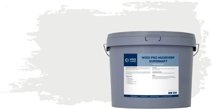 Wixx PRO Muurverf Supermatt - 5L - RAL 9003 Signaalwit