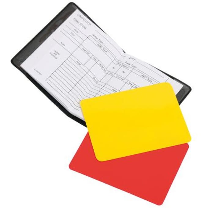 Accessoires voor scheidsrechters Stanno Referee Card