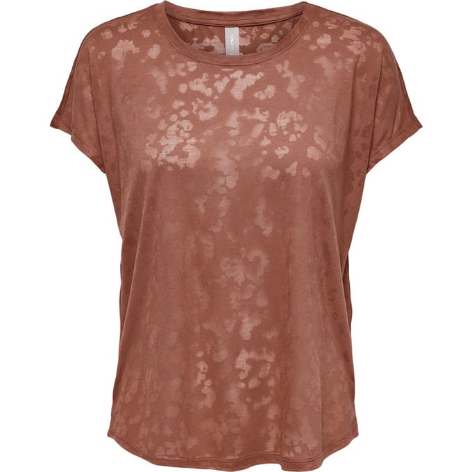 ONLY PLAY - maat S- ONPMARNA LOOSE BURN OUT SS TEE Dames T-shirt