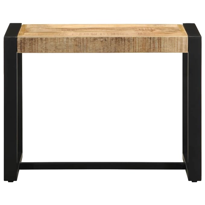 vidaXL - Bank - 60x35x45 - cm - massief - ruw - hout - mango