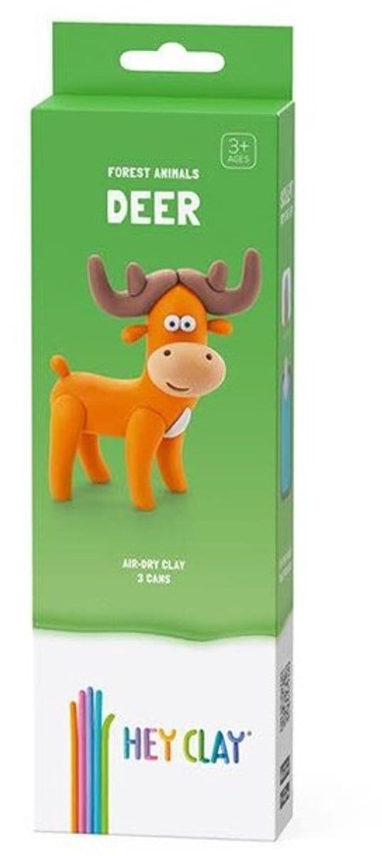 Hey Clay - boetseerklei - hert (3 potjes)