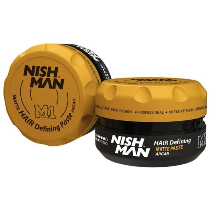 Nishman Argan M1 Matte Paste - Haarstyling voor Mannen - Matte Finish