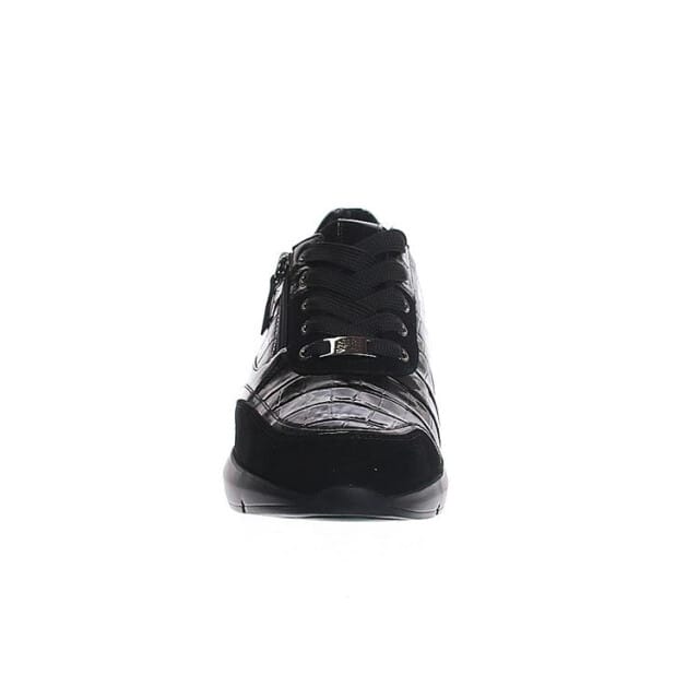 Hassia - 301355 - Lage sneakersDames sneakers - Kleur: Zwart - Maat: 38