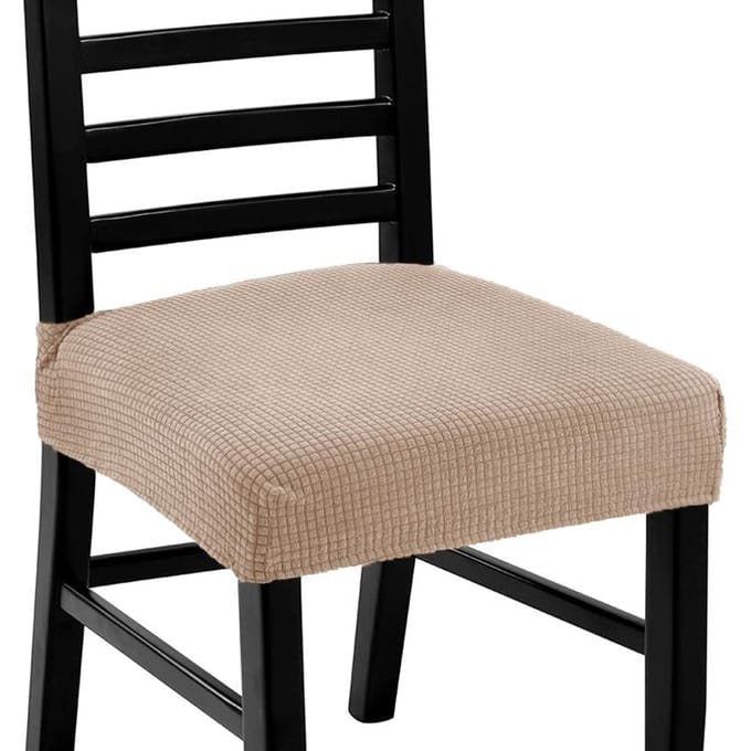 Jacquard Stoelzithoezen Afneembaar Wasbaar Stofdicht Stretch Spandex Eetkamer Gestoffeerde Stoelkussen Slipcovers