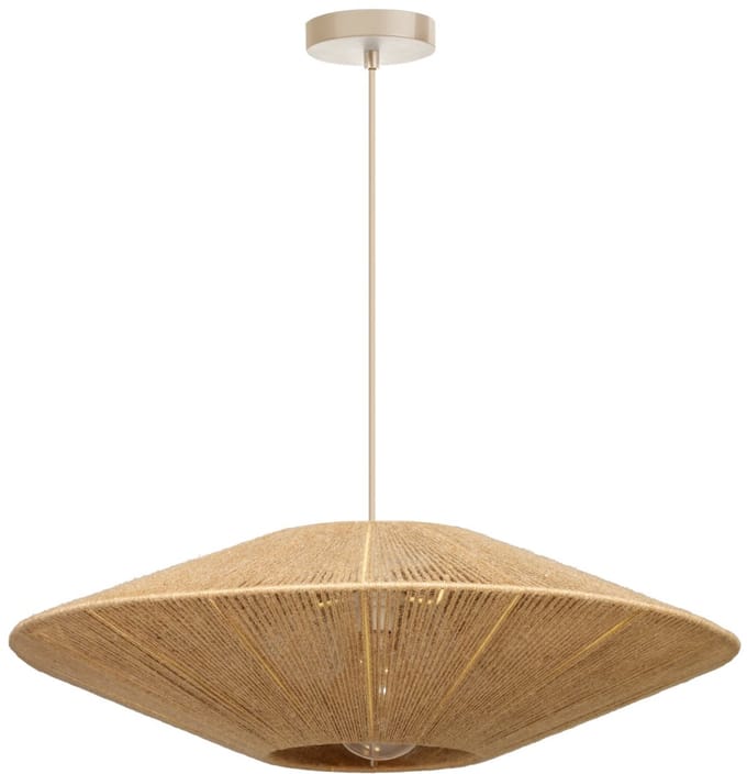 ETH Milou Hanglamp Zand 65cm Incl Creme pendel 3 meter