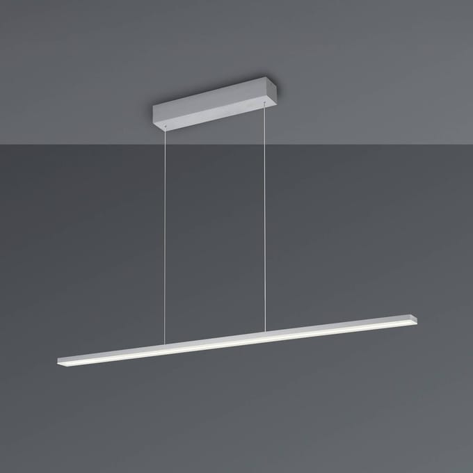 Bopp LED hanglamp Baseline 2.0, aluminium, lengte 119 cm