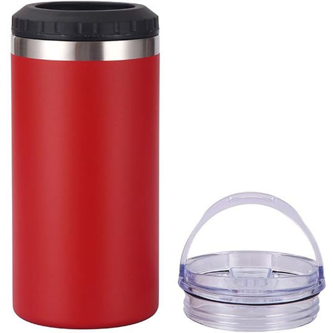 Koude Cola Blik Dubbele Wand Waterbeker Auto Rechte Beker Multifunctionele Draagbare Bierbeker 16oz