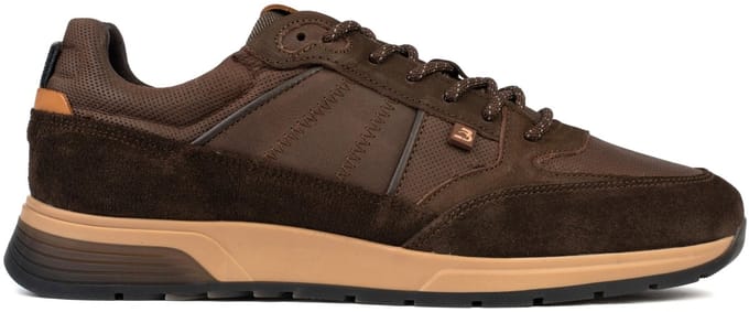 Bufflox berlin sneakers heren bruin leer