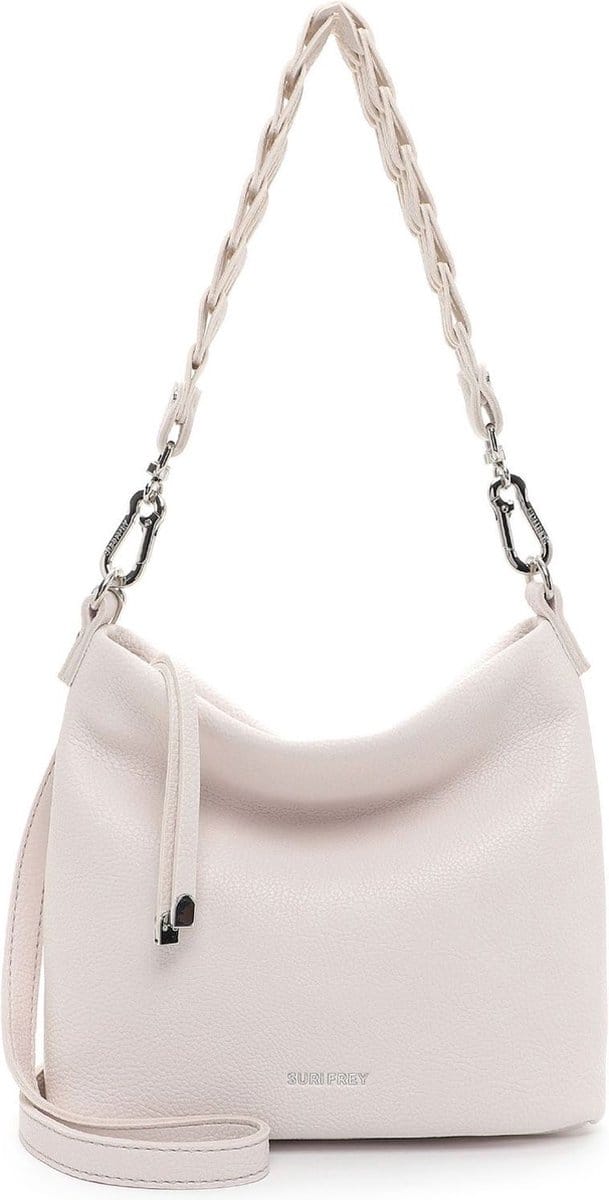 SURI FREY Schoudertas SFY Freddy Hobo Bag Ecru Crème