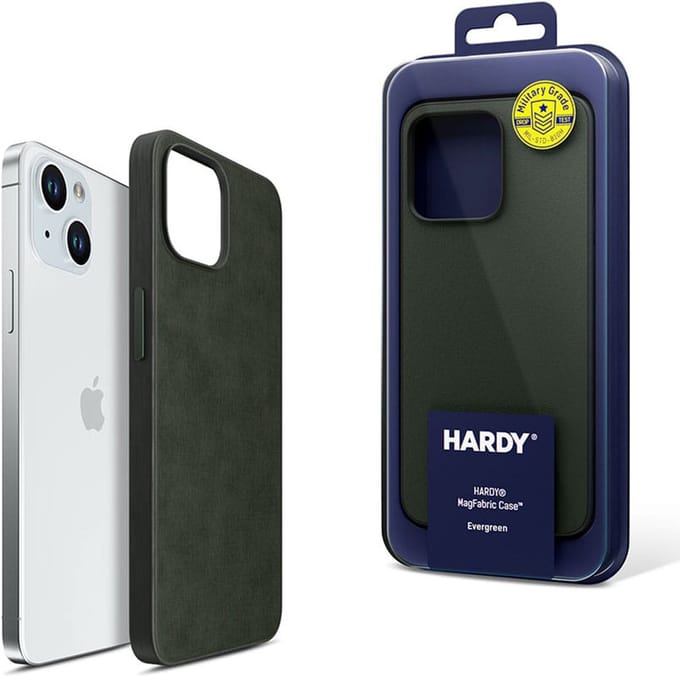 3mk HARDY MagFabric Groen Telefoonhoesje voor Apple iPhone 15