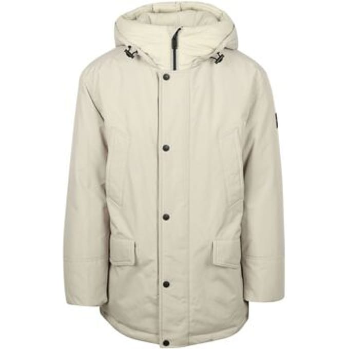 BOSS Osiass Jas Ecru - Maat 50 - Heren - Winterjassen