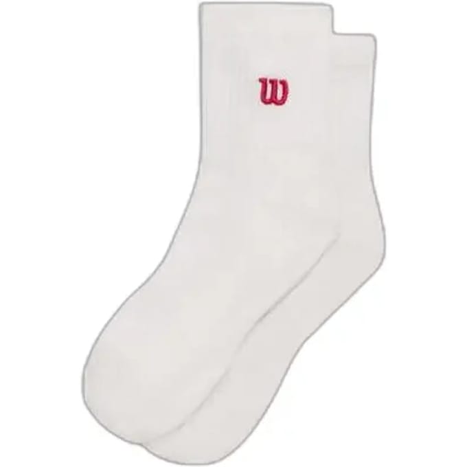Wilson Quarter Top Tennissokken-Wit