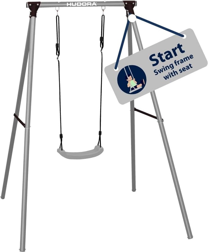 Schommel Frame - Tuin Schommel - Buiten Spelen - Verstelbare Touwen - 120 cm Hoog - Metaal