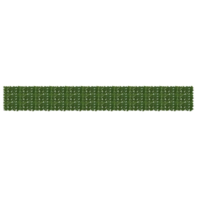 vidaXL - Balkonscherm - met - bladeren - Groen - 600 - x - 75 - cm