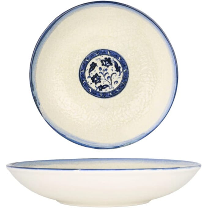 Bonna Diepbord - Esnaf - Porselein - 25 cm (1300cc) - set van 6