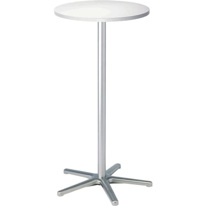 MAUL Statafel rond - stervoet - wit - metaal - 1 stuk - Ø 60 x 109.5 cm