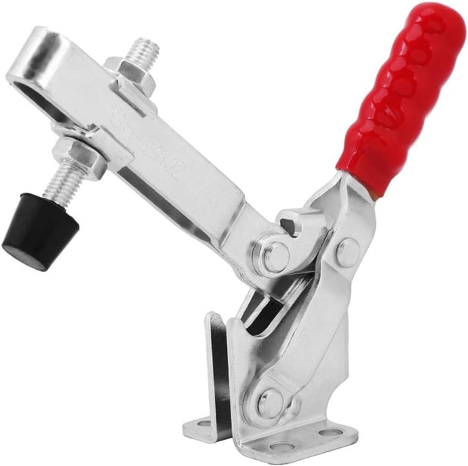 Adjustable Toggle Clamp - 100kg - Metal Rocker Lock - Non-Slip Quick Release Clamps - Vertical Rocker Clamp voor Machine Operation - Woodworking - Welding