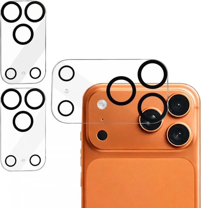 Camera Lens Beschermers voor iPhone 17 Pro Max - 3-Pack, 9H HD Gehard Glas, Krasbestendig en Duurzaam