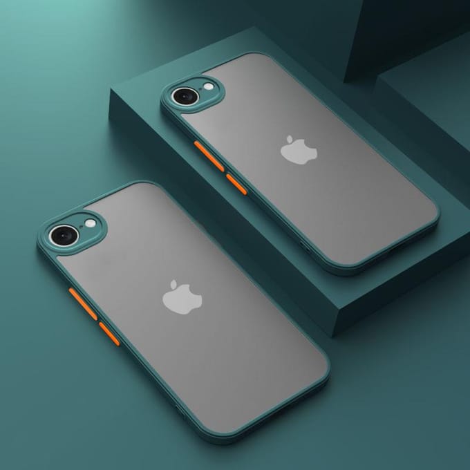 pour iPhone 16E Coque SE4 Rigide PC Armure Mat Luxe Color Blocking Antichoc Protecteur d'Appareil Photo Coques pour iPhone 16e Housse for iPhone 16E gray