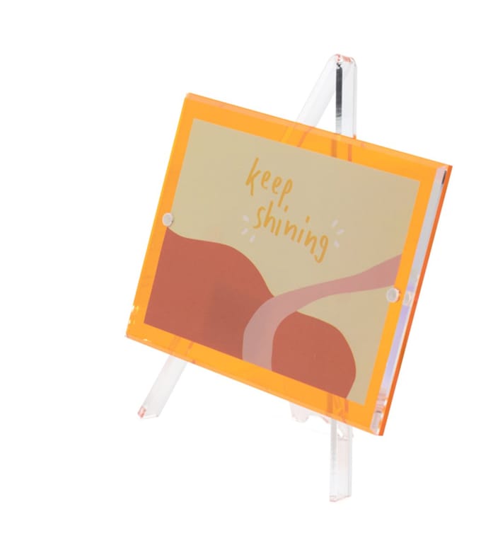 Fotolijst art oranje 15x10cm