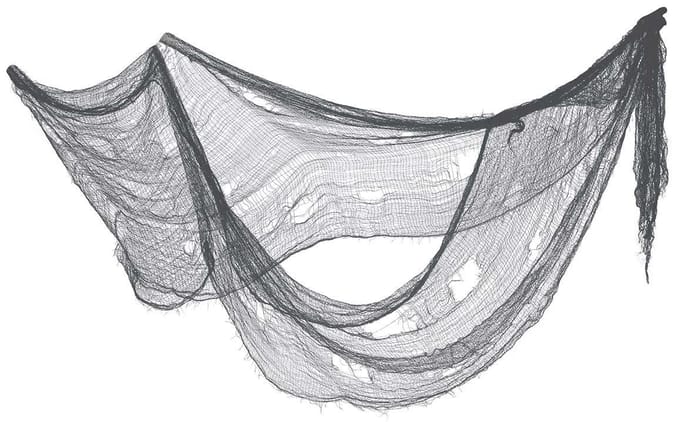Fiestas Guirca - Grijze stof (76 x 228 cm)