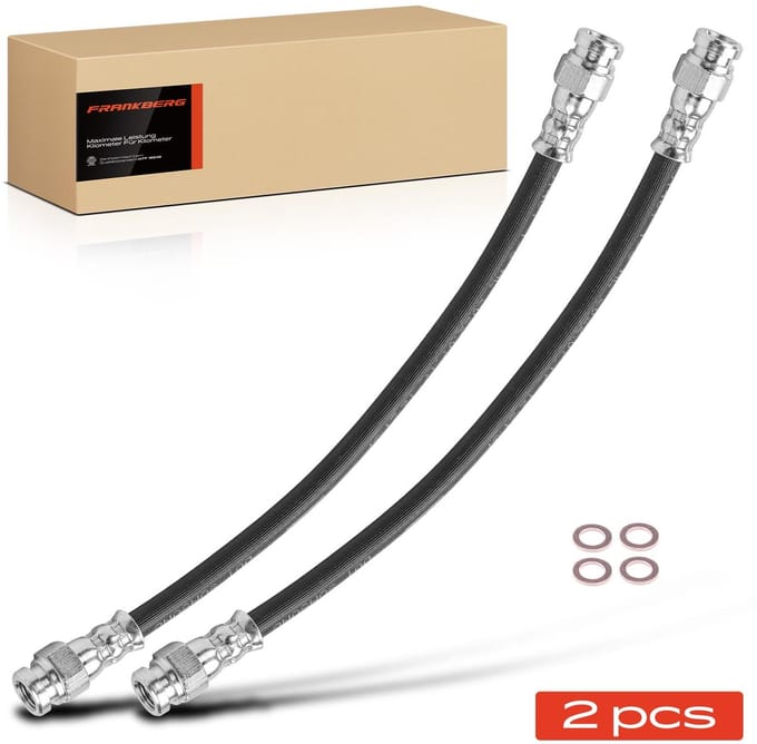 Frankberg 2x remslang achter voor Mazda 323 626 Premacy