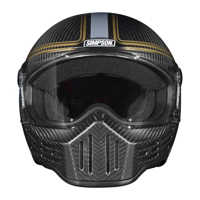 Volle motorhelm Simpson M30