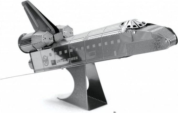 De Bouwplaats Space Shuttle bouwpakket - Metalen miniatuur - 14+ jaar