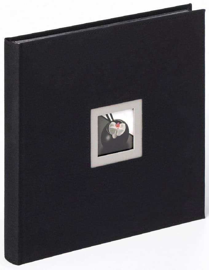walther+ design FA-217-B Fotoalbum (b x h) 30 cm x 30 cm Zwart 50 bladzijden