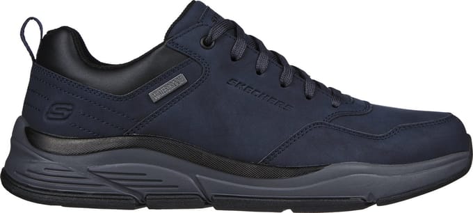 Skechers Bengao - Hombre Heren Veterschoenen - Navy