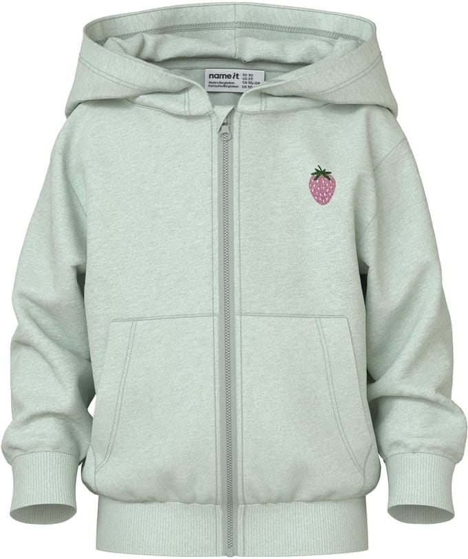 NAME IT - NMFVALONNY LS NREG SWE CARD WH UNB - Meisjes - Sweaters