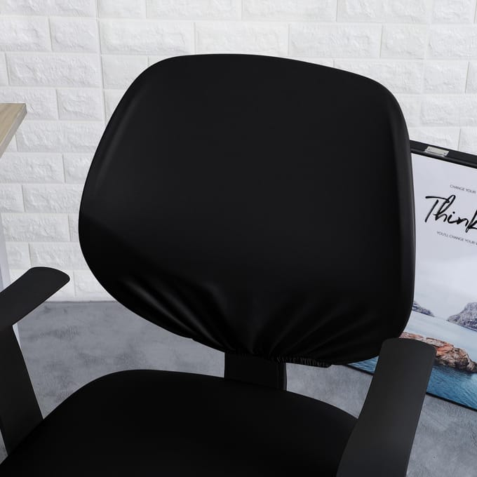 Waterdichte bureaustoelhoes van PU-leer, computerstoelhoes Funda Para Silla De Oficina