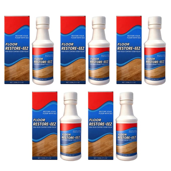 5 pièces Cire pour Parquet Restaure la Brillance Réduit les Rayures Utilisation Facile Soin Doux Cire pour Parquet pour la Maison Brillance Longue Durée 150ml*5 blue