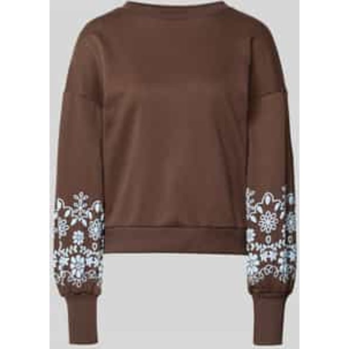 relaxed fit sweatshirt van pure katoenmix model 'BROOKE'