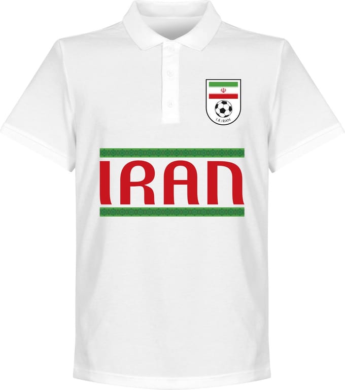 Iran Team Polo Shirt - Wit - S